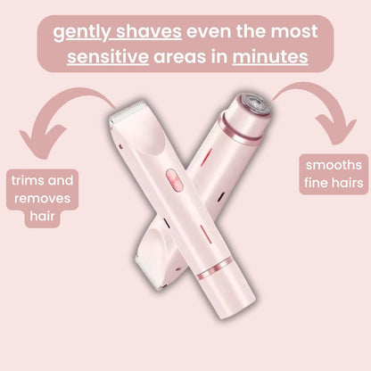 GlowShave™ 2-in-1 Women's Body Shaver: Gentle, Smooth, Irritation-Free Hair Removal